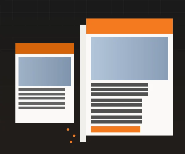 Agent immobilier tenant des flyers professionnels A5 devant une façade d'agence